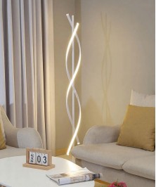 Modern LED Floor Lamp Stylish And Functional White